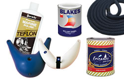 General Chandlery, Starbrite cleaners, Blakes Marine Paint, Epifanes Varnish, Fenders and more.
