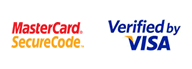 Payments secured by MasterCard SecureCode & Verified by Visa.
