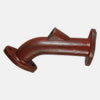 W0170D Double Flange Exhaust Bend